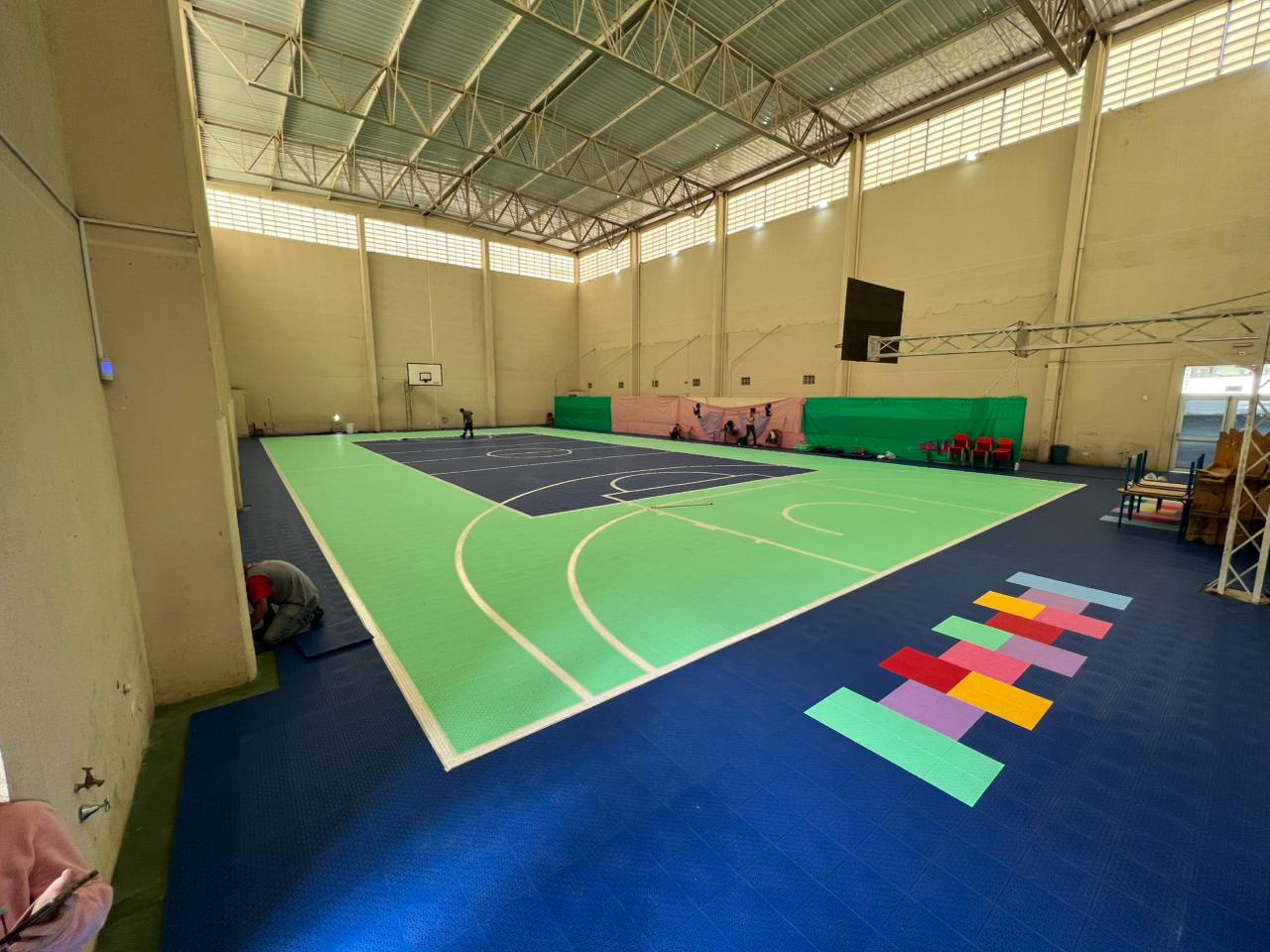 Piso Modular PP-Flexível Esportivo da Zarko
